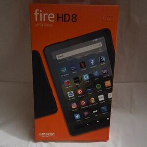 Amazon Fire HD 8 Tablet - Black and Orange